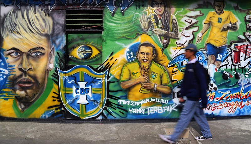 Mural Timnas Brasil Hiasi Permukiman di Kota Ternate - Bagian 1