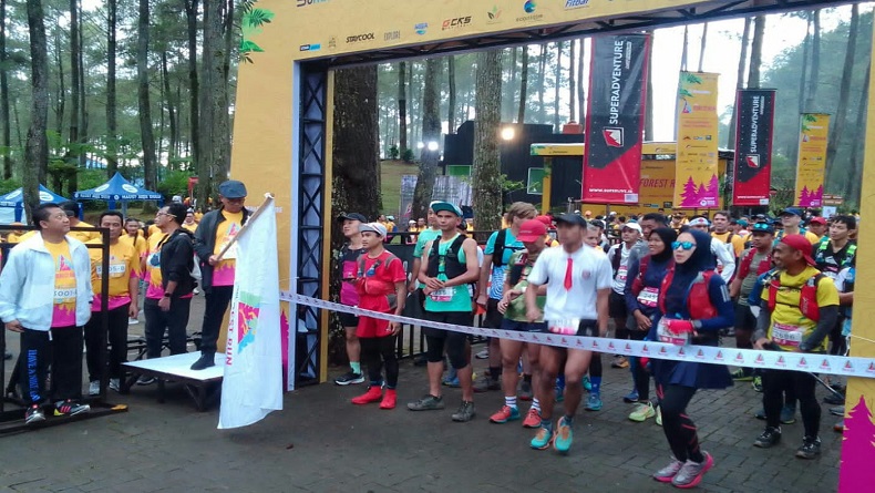 Gelar Forest Run 2022 di Lembang KBB, Perhutani Ajak Peserta Mengenal Alam