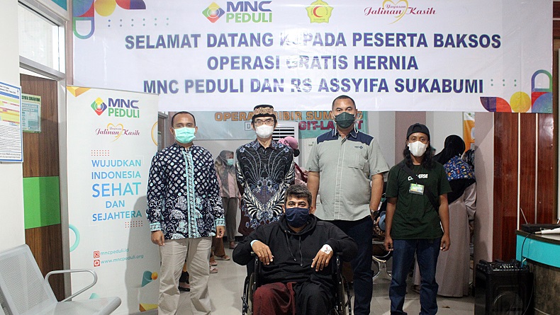 MNC Peduli Operasi Hernia Gratis 17 Warga Prasejahtera di Sukabumi