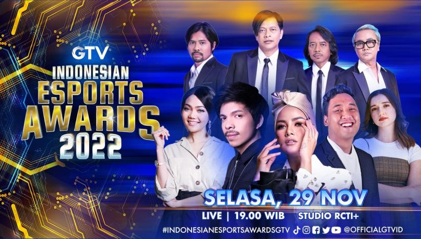 Pecah! Gigi hingga Ziva Magnolya Bakal Meriahkan Malam Puncak Indonesian Esports Awards 2022