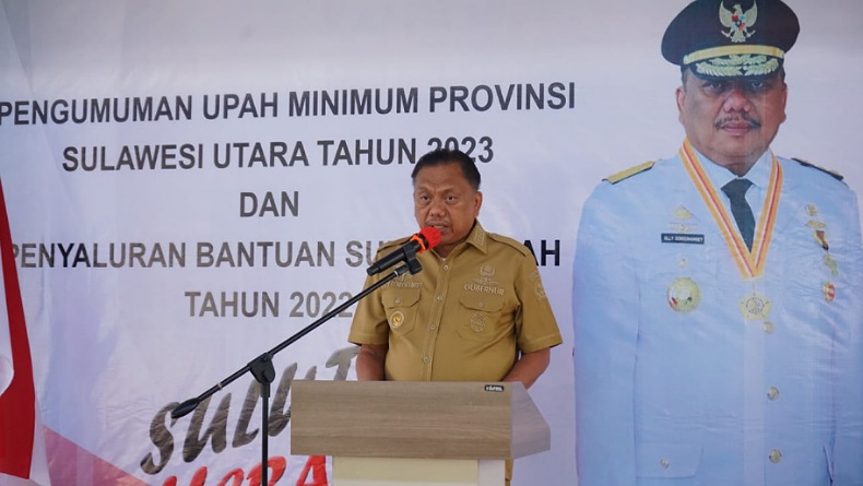 Gubernur Olly Akan Tingkatkan Pengawasan dan Beri Sanksi Perusahaan Tidak Terapkan UMP 2023