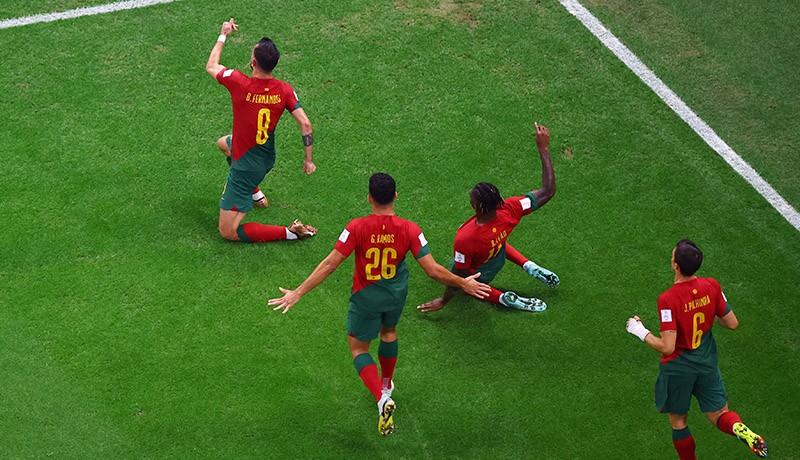 7 Fakta Menarik Kemenangan Portugal dari Uruguay, Nomor 5 Gol Rambut Tuhan Ronaldo