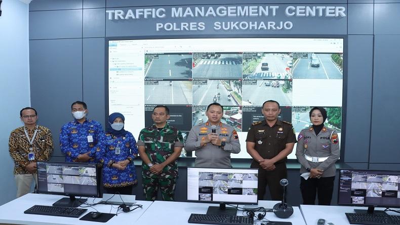 Lalu Lintas di Sukoharjo Dipantau Lewat TMC, 11 Kamera ETLE Statis Terpasang
