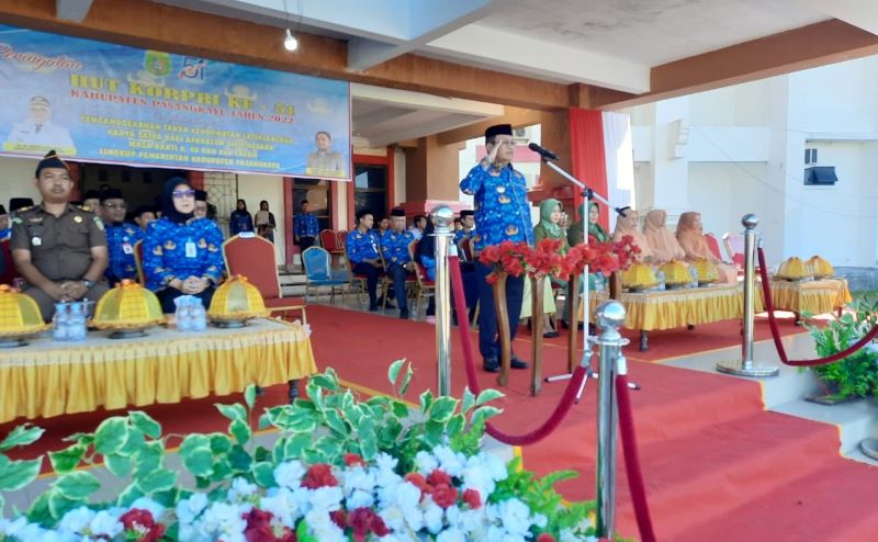 Gelar Upacara HUT KORPRI ke-51, Bupati Pasangkayu: Jaga Loyalitas dan Integritas 