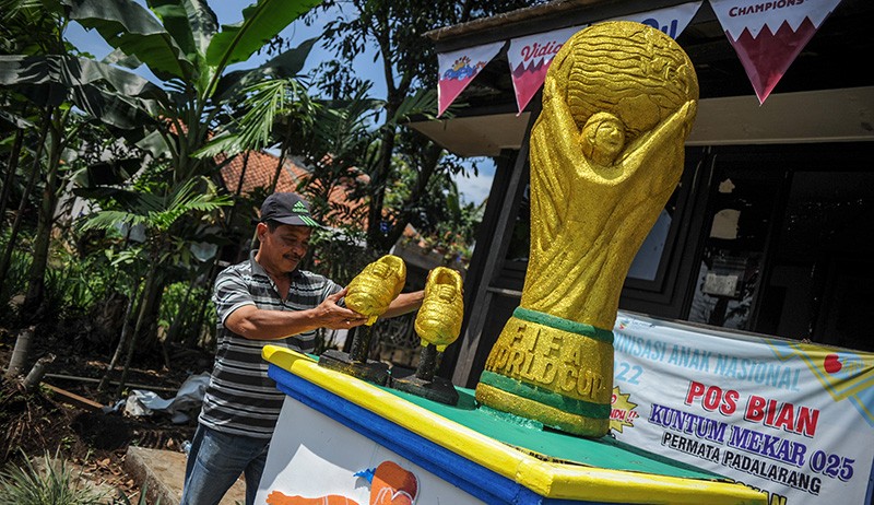 Kemeriahan Kampung Piala Dunia 2022 Qatar di Bandung Barat - Bagian 2