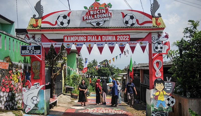 Kemeriahan Kampung Piala Dunia 2022 Qatar di Bandung Barat - Bagian 1