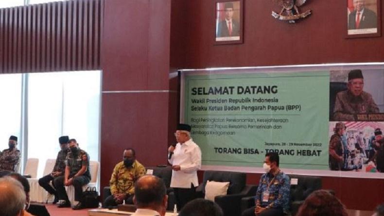 Dimekarkan Jadi 6 Provinsi, Wapres : Papua Tetap Satu, Tidak Dipecah-pecah