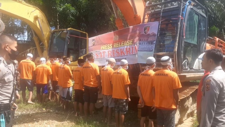 Polisi Buru Bos PETI di Merangin, Identitasnya Sudah Dikantongi