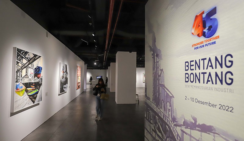 Pupuk Kaltim Gelar Pameran Lukisan Bertajuk Bentang Bontang - Bagian 4