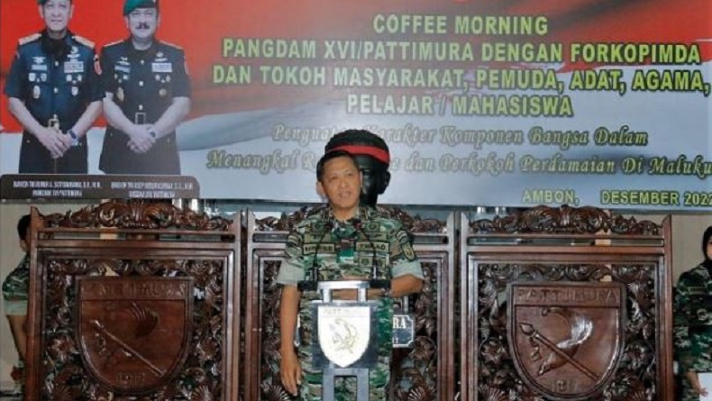 Cegah Konflik di Pulau Haruku, Pangdam Pattimura Ajak Para Tokoh Bangun Sinergi