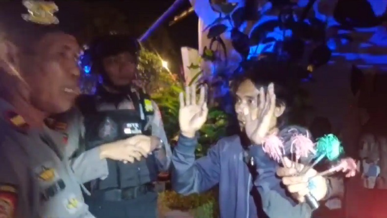 Bawa Panah dan Katapel, Belasan Pria Digelandang saat Pesta Miras di Makassar