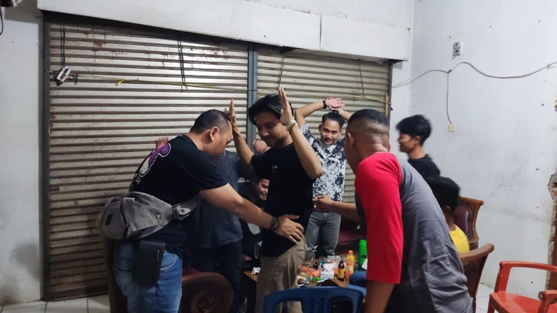 Gelar Razia, Polisi di Pringsewu Bubarkan Pemuda yang Asyik Nongkrong