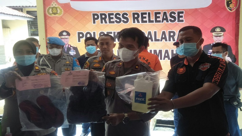 Suami Keji Pelaku KDRT di Padalarang KBB Beli Air Keras secara Online