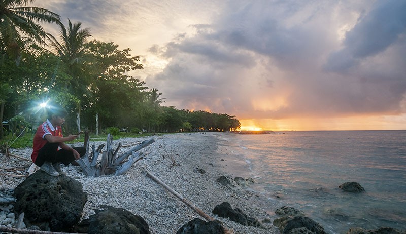 Menikmati Pemandangan Sunset di Pantai Tanjung Lesung - Bagian 2