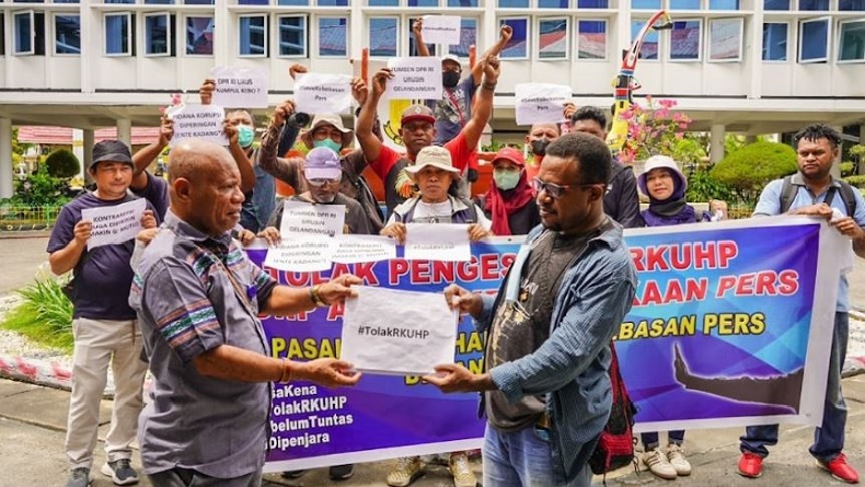 Jurnalis Papua Tolak Pengesahan RKUHP, Dinilai Hambat Kebebasan Pers