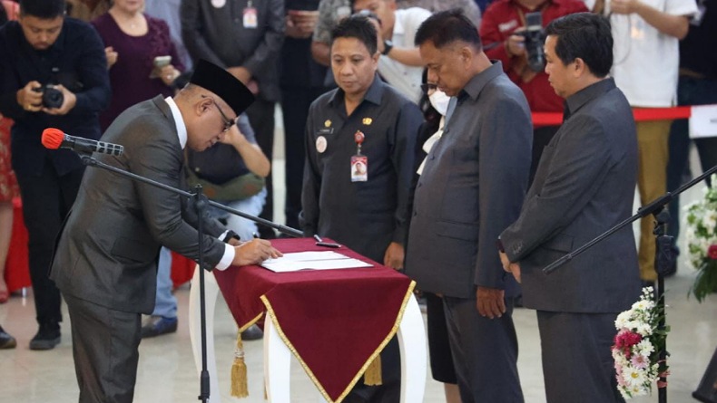 Gubernur Olly Lantik Steve Kepel Jadi Sekdaprov Sulut Definitif