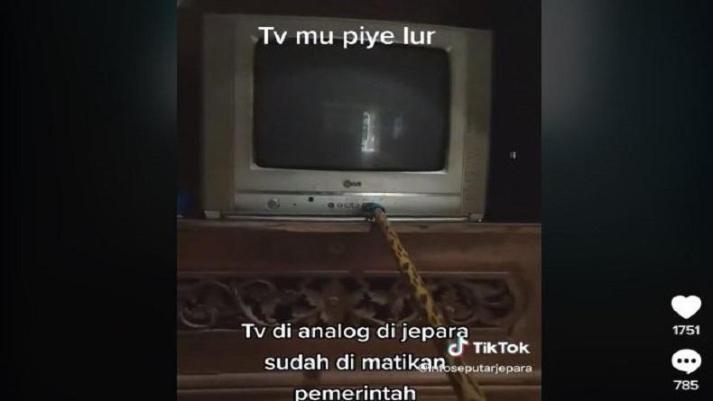 Viral, Warga di Jepara Kelimpungan saat Siaran TV Analog Dimatikan 