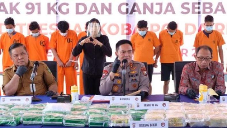 Di Bawah Pimpinan Irjen M Iqbal, Polda Riau Ungkap Kasus Sabu 800 Kg selama 11 Bulan