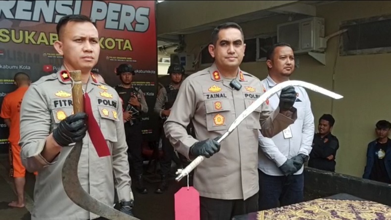 2 Pelajar Sadis Pembacok Siswa SMK di Sukaraja Sukabumi Tertangkap