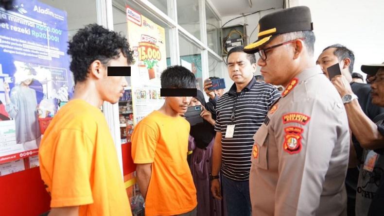 2 Perampok Minimarket di Bekasi Ditangkap saat Coba Kabur ke Sumatera, Ini Tampangnya