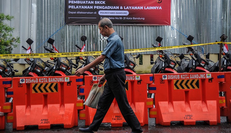 Kondisi Polsek Astana Anyar Pascaledakan Bom Bunuh Diri - Bagian 2