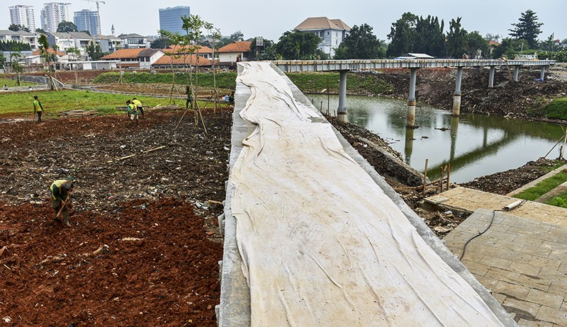 Progres Pembangunan Waduk Lebak Bulus - Bagian 1