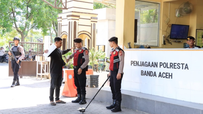Polresta Banda Aceh Tingkatkan Keamanan Usai Ada Serangan Teroris di Polsek Astanaanyar