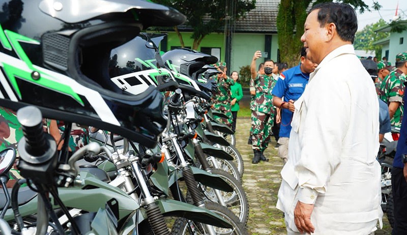 Prabowo Berikan 20 Motor untuk Dukung Tugas Babinsa Bantu Korban Gempa Cianjur - Bagian 1