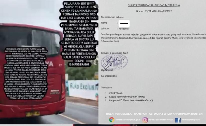 Viral Kernet Bus Ludahi Penumpang Hamil Gara-Gara Lama Turun, Netizen Murka Pelaku Dipecat