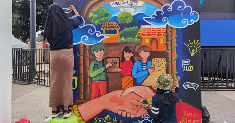 Warna-warni Mural saat WMM Fest 2022 - Bagian 3