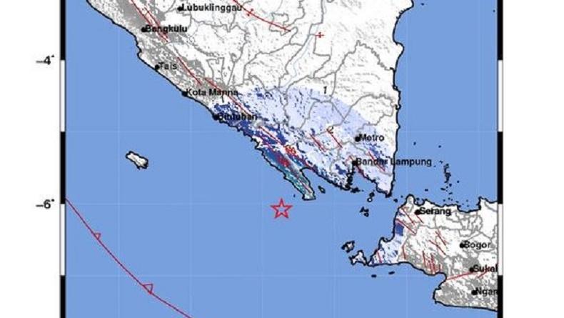 Gempa Terkini Magnitudo 4,8 Guncang Tanggamus Lampung