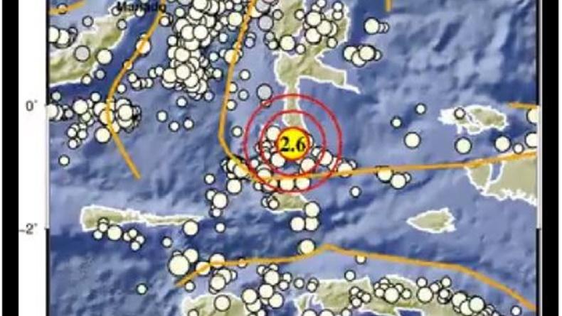 Gempa Terkini Magnitudo 2,6 Guncang Labuha Maluku Utara