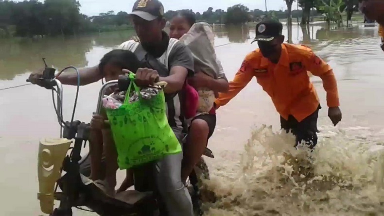 Sungai Meluap, 500 Rumah di Ciasem Subang Terendam Banjir
