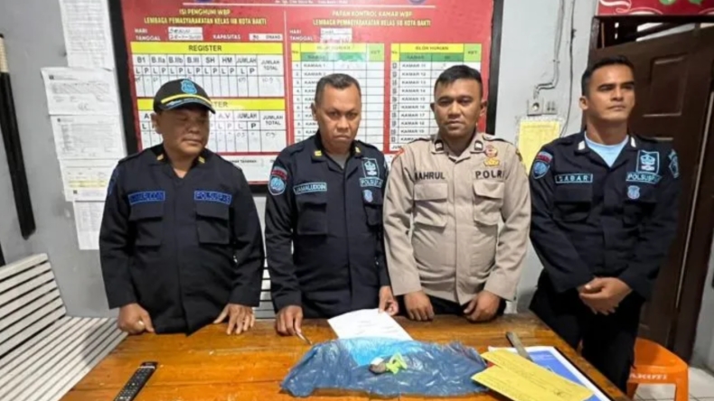 Dilempar dari Luar, Bungkusan Isi Sabu Gagal Diselundupkan ke Lapas Kota Bakti Pidie