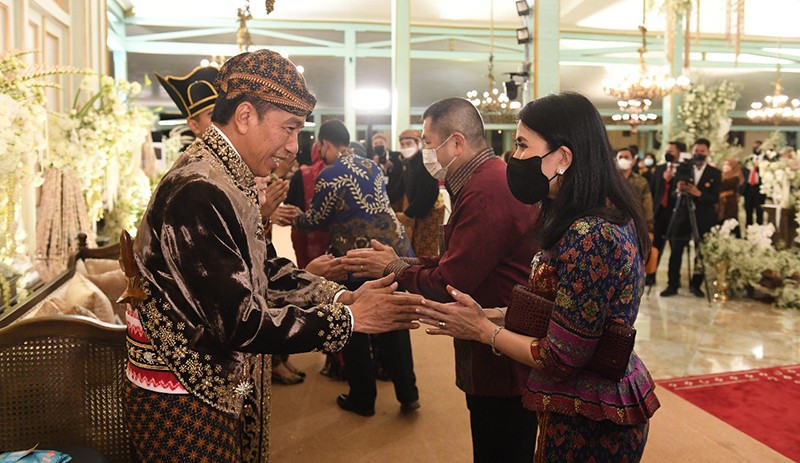 Hary Tanoesoedibjo Hadiri Resepsi Pernikahan Kaesang dan Erina - Bagian 2