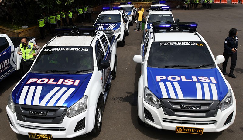 11 Mobil Polisi Dilengkapi ETLE Mobile Patroli Jakarta-Tangsel - Bagian 1