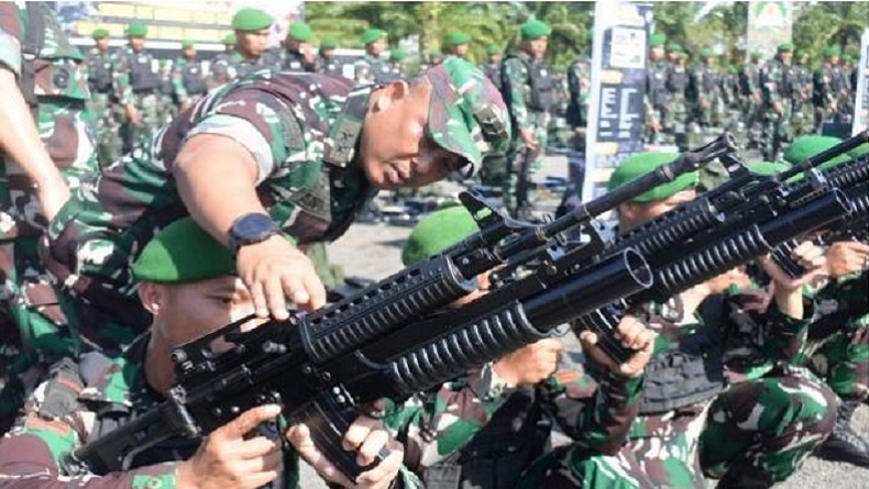 title Prajurit Yonif 623/BWU Kalsel Akan Tugas di Papua Barat, Ini Pesan Asops KSAD Prajurit Yonif 623/BWU Kalsel Akan Tugas di Papua Barat, Ini Pesan Asops KSAD