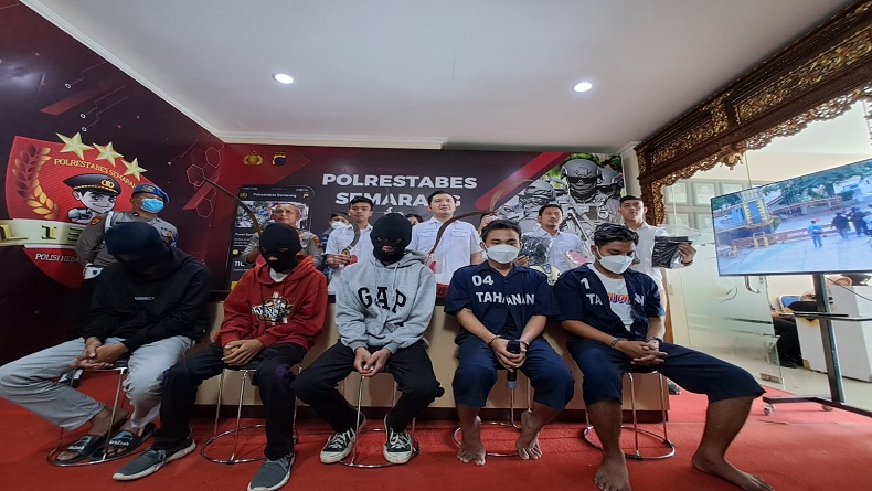 5 Pelaku Penyerangan ke SMK 3 Semarang Ditangkap Polisi