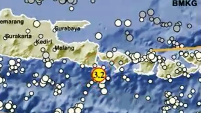 Gempa Terkini Magnitudo 3,2 Guncang Jembrana Bali