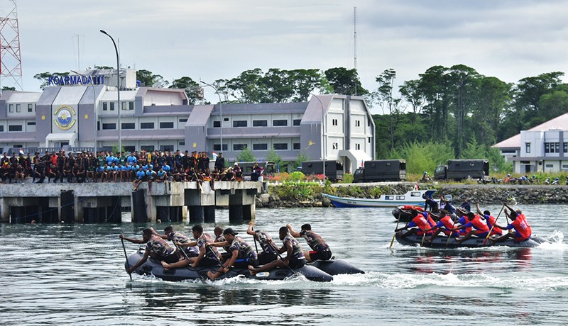 Koarmada III Gelar Lomba Fun Run dan Dayung Perahu Karet - Bagian 4