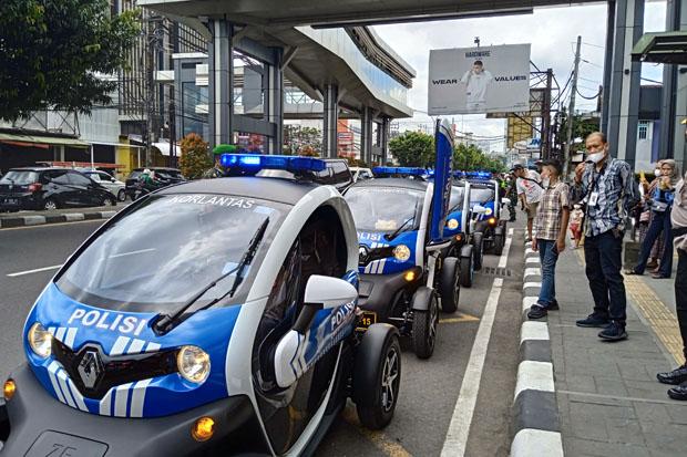  Mobil Listrik Mungil Milik Ditlantas Polda DIY Ini untuk Patroli Urai Kemacetan