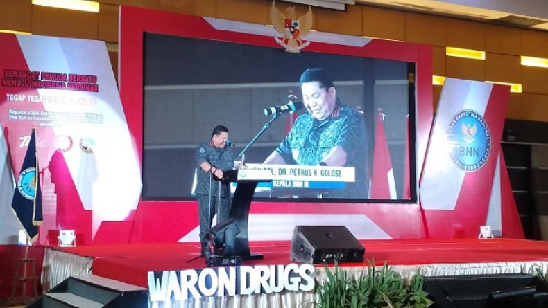 BNN Ajak Purna Paskibraka Sulut Jadi Relawan Antinarkoba