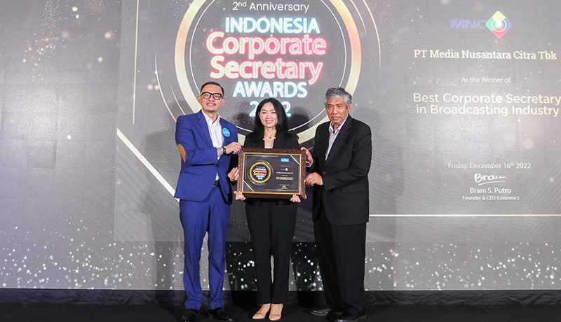 MNCN Raih Best Corporate Secretary in Broadcasting Industry  - Bagian 1