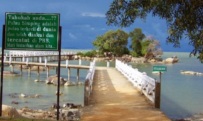 Keunikan Pulau Simping, Pulau Terkecil di Dunia Seperti Gundukan Pasir dari Kejauhan