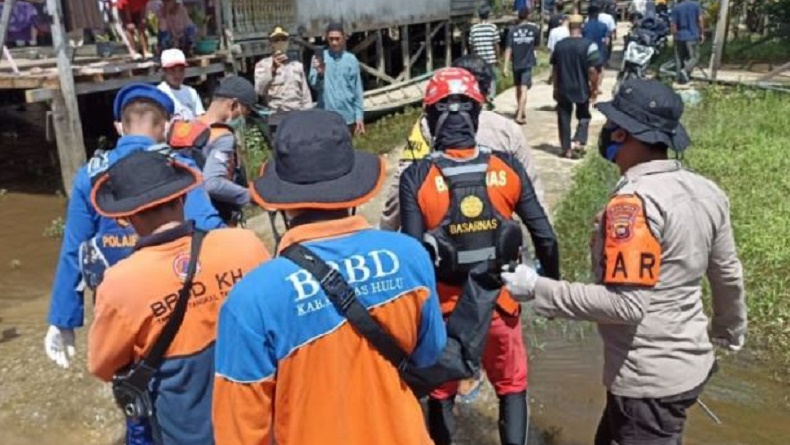 Dicari 3 Hari, Bocah Hilang Terseret Arus Sungai di Kapuas Hulu Ditemukan Tewas