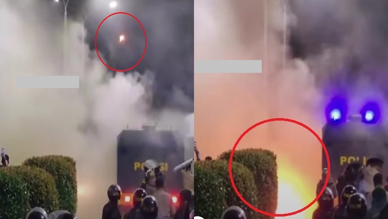 14 Benda Diduga Bom Molotov Dilempar ke DPRD Jabar saat Mahasiswa Unjuk Rasa