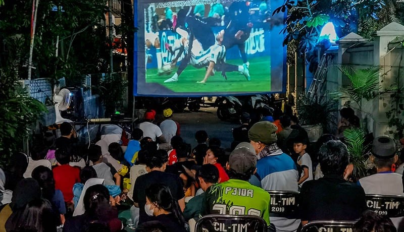 Antusiasme Warga Nobar Piala Dunia yang Digelar Pemuda Perindo  - Bagian 4