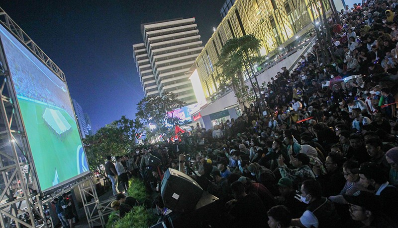 Nobar Final Piala Dunia Argentina vs Prancis di Anjungan Sarinah - Bagian 1