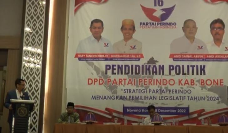 Gelar Mukerda, DPD Partai Perindo Bone Ditargetkan Raih 5 Kursi di Pemilu 2024