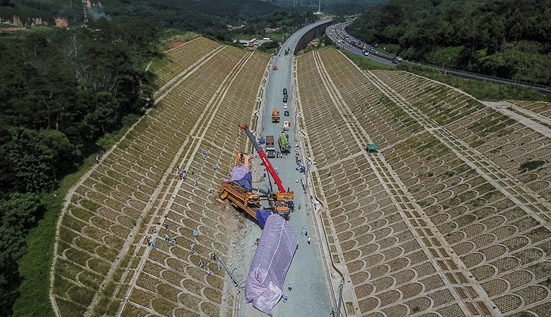 Foto-Foto Kecelakaan Kereta Teknis KCJB, 2 Pekerja China Tewas - Bagian 1